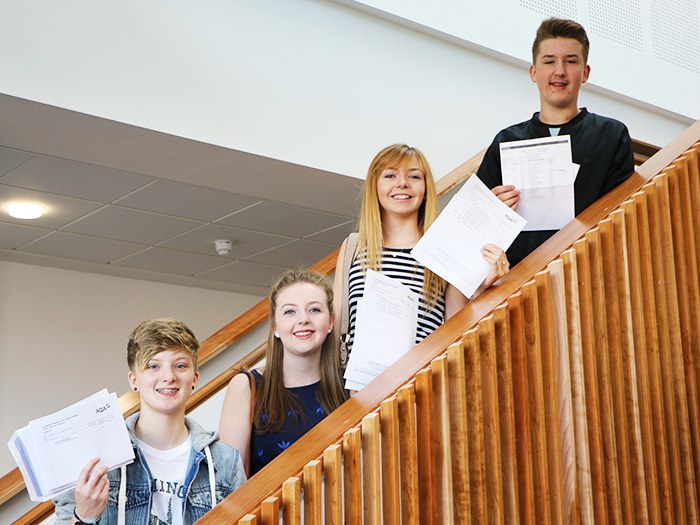 Clarendon Celebrates First Results Day In New Build Clarendon Sixth