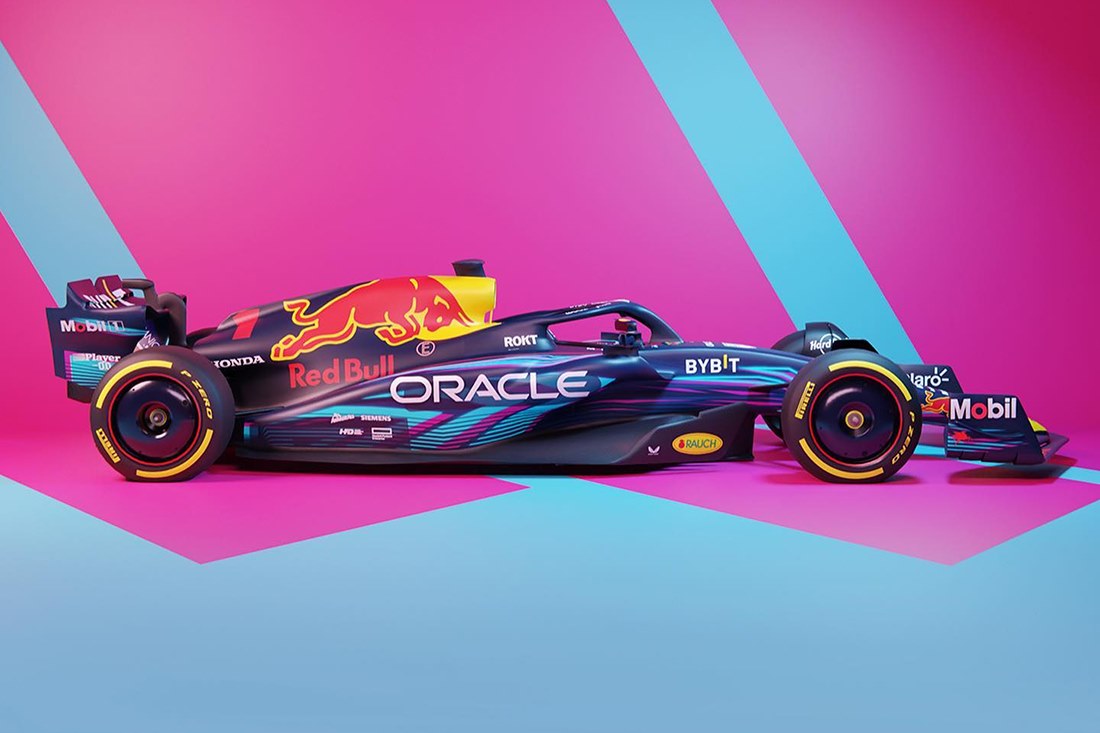 Robbie's winning design featured on the F1 car