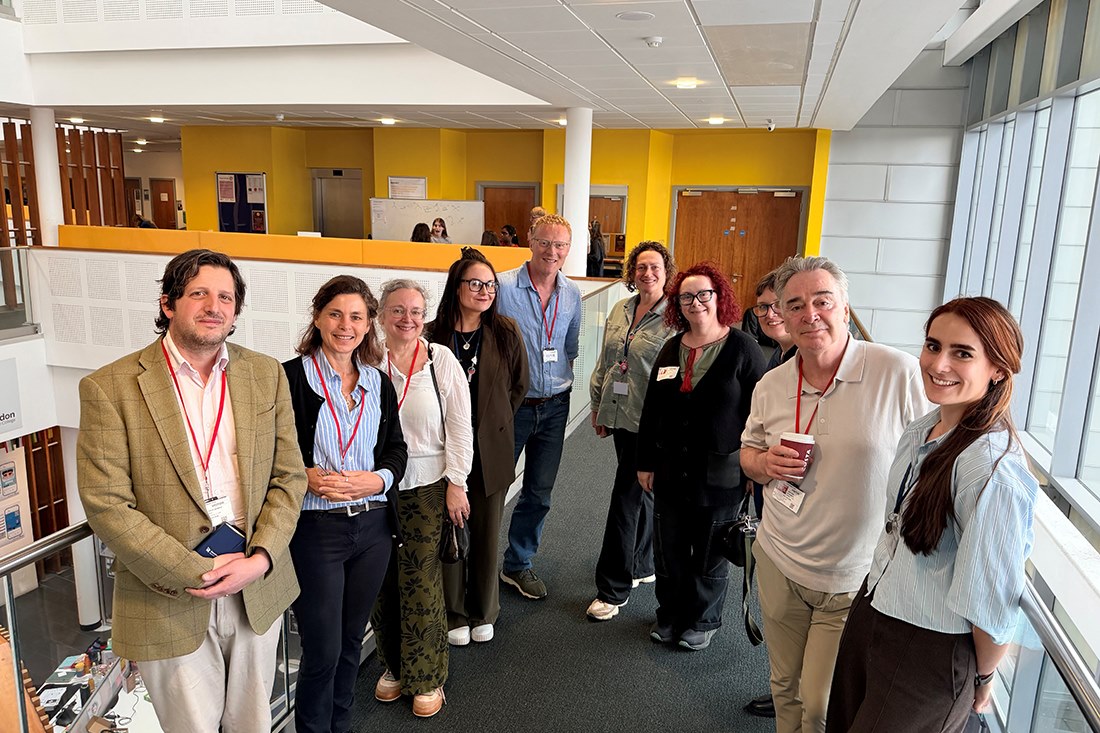 The authors during their visit